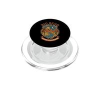 Insignia Vintage Retro del Desierto del Parque Nacional Big Bend de Río Grande PopSockets PopGrip para MagSafe
