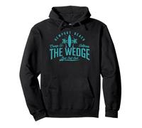 Insignia Vintage The Wedge Best Surf Spot Newport Beach Sudadera con Capucha
