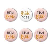 Insignias de accesorios de fiesta nupcial para novia/damas de honor, accesorios de ropa para ensayo de boda y despedida de soltera, evento de dama de honor, talla única, como se describe