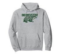 Insignias - Distinción de tejón inconsistente Una Palabra Sudadera con Capucha