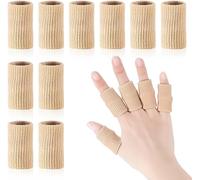 INSIME Protector de dedos para cricket, voleibol | Cinta de dedo para cricket fielding dedo vendaje | Soporte de dedo para alivio del dolor baloncesto voleibol protección de dedos (juego de 10)