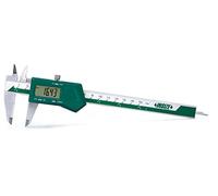Insize 1108 - Calibre digital de 200 W sin pulgar rodillo, 0 - 200 mm/0 - 8 "