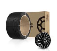 Inslogic Pre-secado PA12-CF Nylon Filamento 1.75mm 0.25kg Recarga, Alta Resistencia Fibra de Carbono Filamento de Impresión 3D, Temperatura de Impresión 260-280°C, Negro