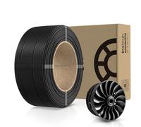 Inslogic Pre-secado PA12-CF Nylon Filamento 1.75mm 0.5kg Recarga, Alta Resistencia Fibra de Carbono Filamento de Impresión 3D, Temperatura de Impresión 260-280°C, Negro