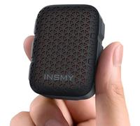 INSMY Altavoces Bluetooth portátiles, resistentes al agua IP67, altavoz personal pequeño portátil con clip, sonido limpio, par estéreo, micrófono inalámbrico 5.4/ENC integrado, ligero para golf