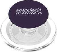 INSOCIABLE Y TACITURNA Jane Austen Orgullo & Prejuicio Meme PopSockets PopGrip para MagSafe