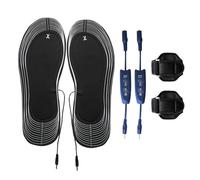 Insole Foot Warmer, Heating Breathable Tool with 3 Gears, Indoor & Outdoor Warmers, for Men, Women, Travel, Office, Home, Commute, Hiking, Skiing
