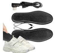 Insoles térmicos recargables - Insoles de calefacción eléctrica, plantilla de calor recargable | Usb Short Velvet Battery Heating Insole, Winter Warm Men 's and Women's Self-Heating Warm Foot Insole