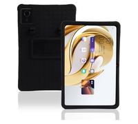 INSOLKIDON Compatible con Lenovo Chromebook Duet 11 (11M889)/EDU G2/GEN9 2024 Tablet Funda Protectora de Silicona Bumper Protección Carcasa con Soporte Función (Black)