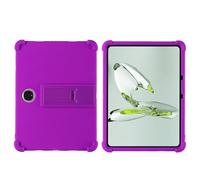 INSOLKIDON Compatible con OnePlus Pad Go 11.35 Inch Tablet Funda Protectora de Cuero Bumper Protección Carcasa con Soporte Función (Purple)