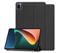 INSOLKIDON Compatible con TCL Tab 10s 9080G 10.1 Inch Tablet Funda Protectora Trasera de Cuero Bumper Protección de Cuerpo Completo Funda Protectora de Cuero (Negro)