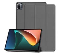 INSOLKIDON Compatible con TCL Tab 10s 9080G 10.1 Inch Tablet Funda Protectora Trasera de Cuero Bumper Protección de Cuerpo Completo Funda Protectora de Cuero (Gris)