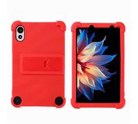 INSOLKIDON Compatible para Blackview Zeno 1 8-Inch Tablet Funda Protectora de Cuero Bumper Protección Carcasa con Soporte Función (Red)