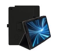 INSOLKIDON Compatible para Chuwi Hi10 X2 Inch Tablet Funda Protectora de Cuero Bumper Protección Carcasa con Soporte Función, Auto-Sueño/Activación Funda Plegable (Negro)