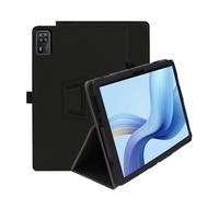 INSOLKIDON Compatible para DOOGEE Tab E3+ 12-Inch Tablet Funda Protectora de Cuero Bumper Protección Carcasa con Soporte Función, Auto-Sueño/Activación Funda Plegable (Negro)