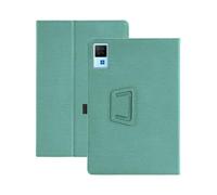 INSOLKIDON Compatible para DOOGEE U13 13 Inch Tablet Funda Protectora de Cuero Bumper Protección Carcasa con Soporte Función, Auto-Sueño/Activación Funda Plegable (Verde)