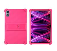 INSOLKIDON Compatible para ECOPAD E50 12 Inch Tablet Funda Protectora de Cuero Bumper Protección Carcasa con Soporte Función Funda Protectora con Cobertura Total a Prueba de caídas (Rosa)