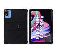 INSOLKIDON Compatible para ICONLINK ZB32A 10.1 Inch Tablet Funda Protectora de Silicona Bumper Protección Carcasa con Soporte Función Funda Protectora con Total a Prueba de caídas (Negro)