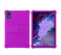 INSOLKIDON Compatible para Lenovo ThinkTab 11S TB838 Tablet Funda Protectora de Silicona Bumper Protección Carcasa con Soporte Función Funda Protectora con Cobertura Prueba de caídas (Morado)