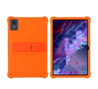 INSOLKIDON Compatible para Lenovo ThinkTab 11S TB838 Tablet Funda Protectora de Silicona Bumper Protección Carcasa con Soporte Función Funda Protectora con Cobertura Prueba de caídas (Naranja)