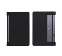 INSOLKIDON Compatible para Lenovo Yoga Tab 3 Pro 10.1 YT3-X90F X90L Tab3 Plus YT-X703F X703L Tablet Funda Protectora de Cuero Bumper Protección Carcasa con Soporte Función Funda (Negro)