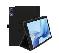 INSOLKIDON Compatible para Rebecco K90 12-Inch Tablet Funda Protectora de Cuero Bumper Protección Carcasa con Soporte Función, Auto-Sueño/Activación Funda Plegable (Negra)