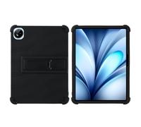 INSOLKIDON Compatible para Vivo iQOO Pad 5C 12 Inch Tablet Funda Protectora de Silicona Bumper Protección Carcasa con Soporte Función Funda Protectora con Total a Prueba de caídas (Negro)