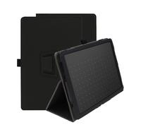 INSOLKIDON Compatible para Wacom One M CTC6110WL Tablet Funda Protectora de Cuero Bumper Protección Carcasa con Soporte Función, Auto-Sueño/Activación Funda (Negro)