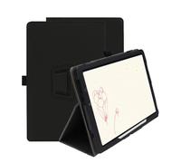 INSOLKIDON Compatible para XPPEN Magic Note Pad 11-Inch Tablet Funda Protectora de Cuero Bumper Protección Carcasa con Soporte Función, Auto-Sueño/Activación Funda Plegable (Negro)