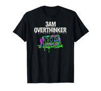 Insomnia 3AM Overthinker Melting Clock Aesthetic Camiseta