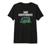 Insomnia 3AM Overthinker Melting Clock Aesthetic Camiseta Premium
