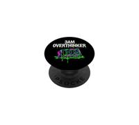 Insomnia 3AM Overthinker Melting Clock Aesthetic PopSockets PopGrip Adhesivo