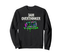 Insomnia 3AM Overthinker Melting Clock Aesthetic Sudadera
