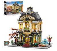 INSOON Joyería de juguete de construcción con luz, 1933 piezas City Calle Casa Modelo de construcción modular, decoración del hogar, joyería, bloques de sujeción, regalo para adultos, niños, niñas a