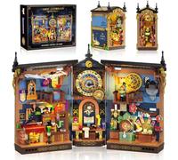 INSOON Juego de construcción de rincón de libro mágico de astrología con luces, 946 piezas, kit de modelo de bloque de construcción de rincón de libros para decoración del hogar, ladrillo de