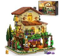INSOON Winery Chateau House - Juego de construcción con luces, modelo de construcción de castillo de viñedo, decoración del hogar, 1826 piezas, kit de bloques de construcción de cabaña de otoño