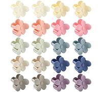 inSowni Paquete de 20/10 pares de pinzas de plástico para el pelo de 4 cm, pinzas para el pelo, antideslizantes, fuertes, accesorios para el cabello para mujeres, niñas, adolescentes y niños, cabello