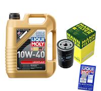 Inspección Filtro LIQUI MOLY Aceite 5L 10W-40 para Audi 80 89 89Q 8A B3 1.8S