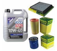 Inspección Filtro Liqui Moly Aceite 5L 10W-40 para Citroën Berlingo Mf 1.9 D De