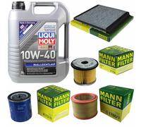Inspección Filtro Liqui Moly Aceite 5L 10W-40 para Citroën Berlingo Mf 1.9 D M A
