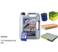 Inspección Filtro Liqui Moly Aceite 5L 10W-40 para Citroën Xsara N1 1.8i 16V 2.0