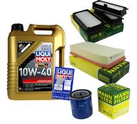 Inspección Filtro Liqui Moly Aceite 5L 10W-40 para Fiat Scudo/Combinato 220P