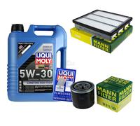 Mann Inspección Set Liqui Moly 5L 5W-30 para de Hyundai Sonata V 2.4 2.0