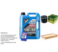 Mann Inspección Set Liqui Moly 5L 5W-30 para de Hyundai Sonata V 2.4 2.0
