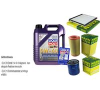 Inspección Filtro Liqui Moly Aceite 5L 5W-40 para Citroën Berlingo Mf 1.9 D .