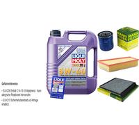 Inspección Filtro Liqui Moly Aceite 5L 5W-40 para Citroën Xsara N1 1.8i 16V