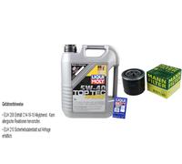Inspección Filtro Liqui Moly Aceite 5L 5W-40 para Hyundai i30 Familiar Fd