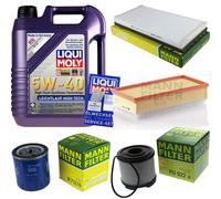 Inspección Filtro Liqui Moly Aceite 5L 5W-40 para Peugeot 406 Break 8E/F De 2.0