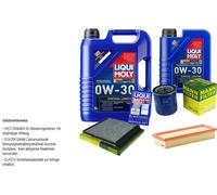 Inspección Filtro Liqui Moly Aceite 6L 0W-30 para Peugeot Partner Espacio Combi