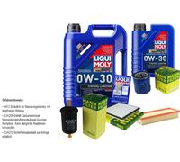 Inspección Filtro Liqui Moly Aceite 6L 0W-30 para Peugeot Socio Espacio Combi